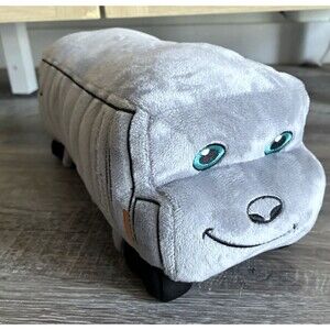 Florida East Coast Railway Plush Stuffed Train Grey  12” FEC